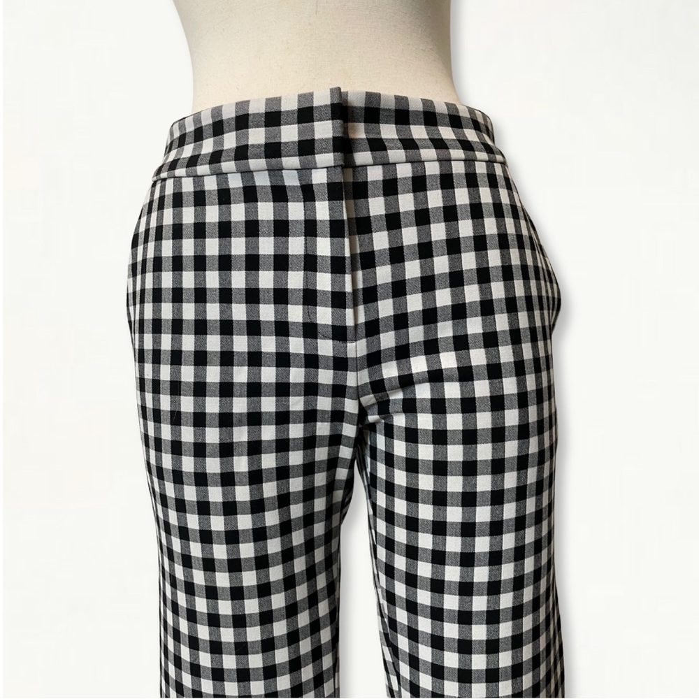 NWOT Diane von Furstenberg Genesis Gingham Pants Women’s Size 0 - Picture 6 of 15
